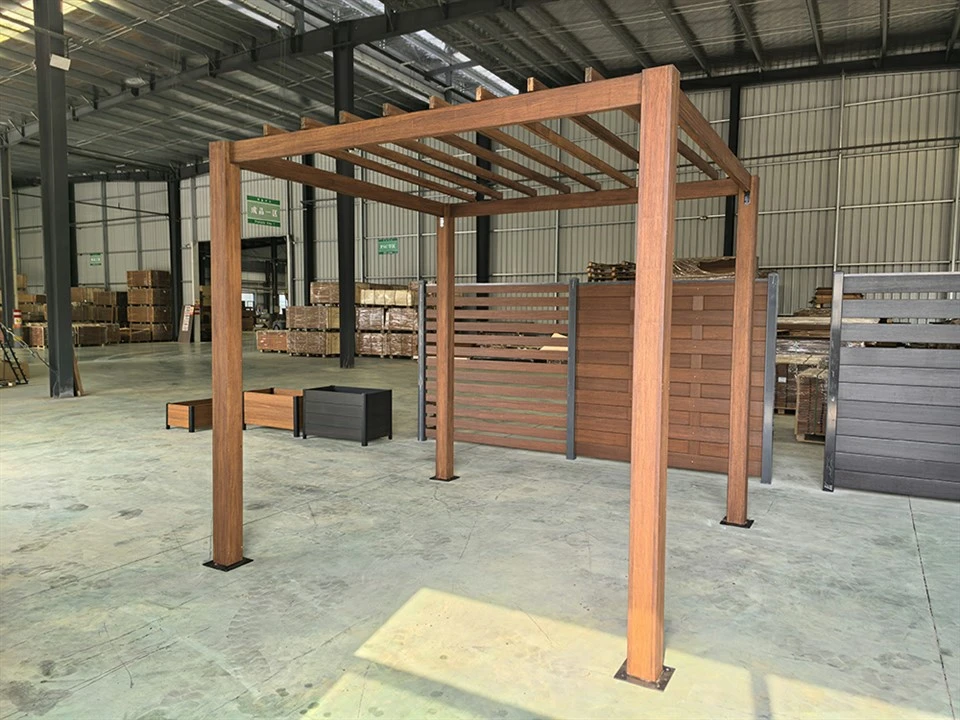 Construir pérgula de bambu
